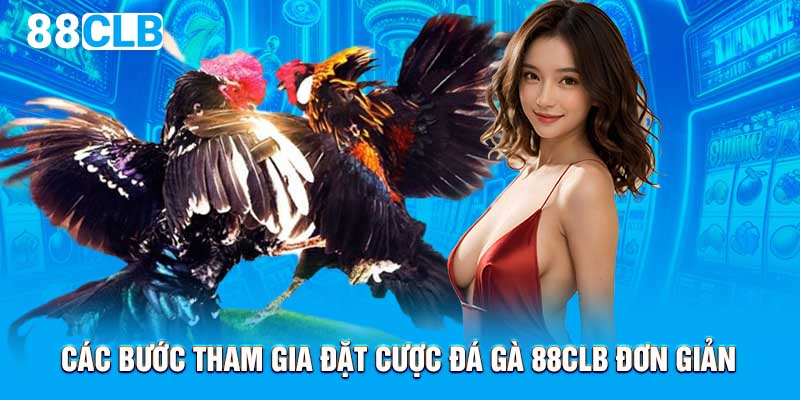 Các bước tham gia đặt cược đá gà 88CLB đơn giản