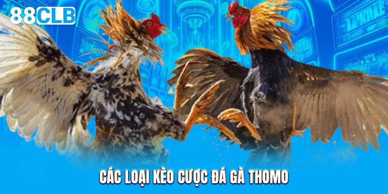 Các loại kèo cược đá gà Thomo